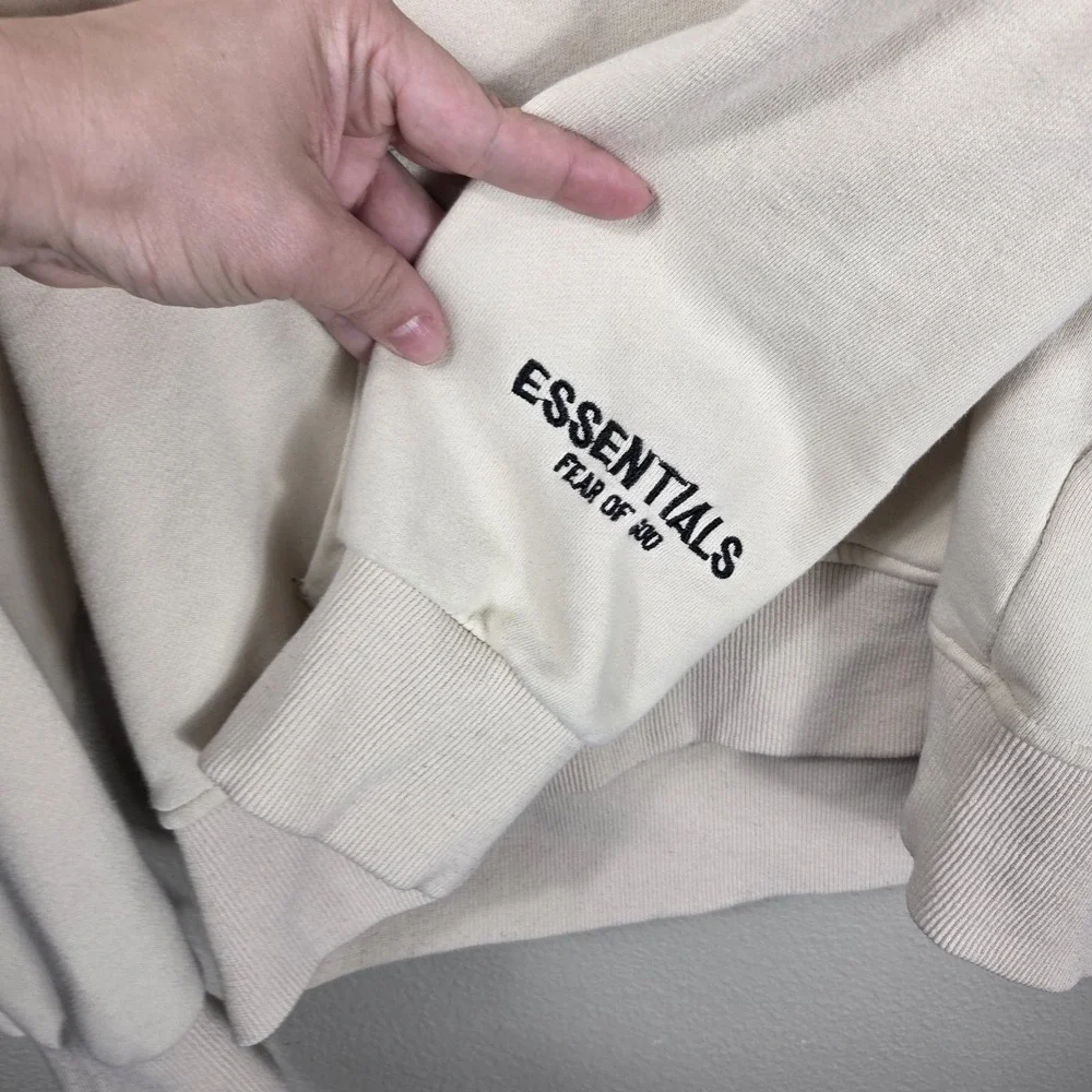 Fear of God Essentials‎ Hoodie Cream/Oatmeal Size Medium
